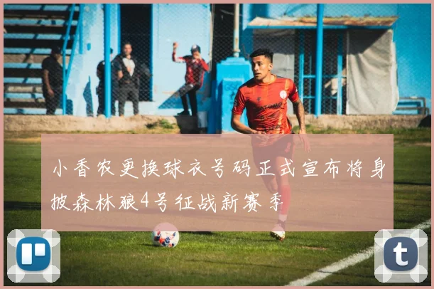 小香农更换球衣号码正式宣布将身披森林狼4号征战新赛季